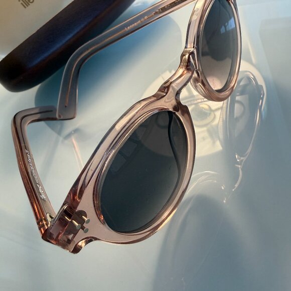 Illesteva RARE Pink Crystal Leonard IIe Sunglasses, France c.74 50 23 145 main image 7